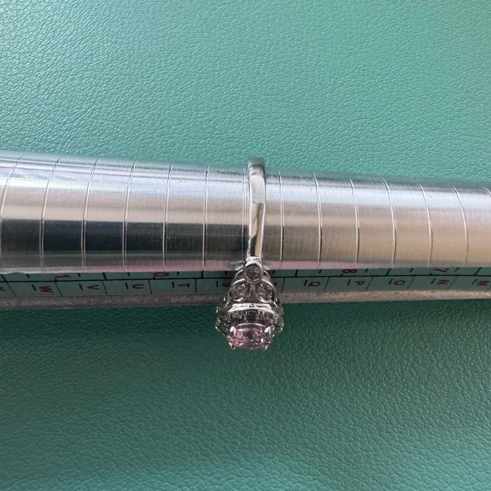Fragrant jewels Pink and Silver ring. NWOT. Size 9
